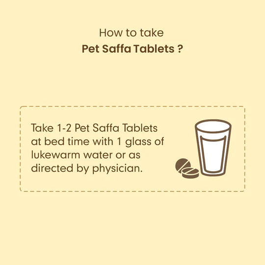Pet Saffa Natural Laxative Tablet