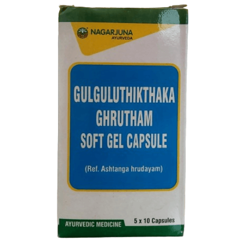 Gulgulthikthaka Ghrutham Soft Gel Capsule