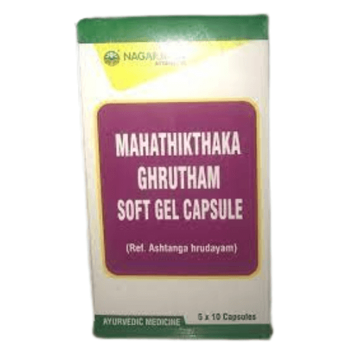 Mahathikthaka Ghrutham Soft Gel Capsule