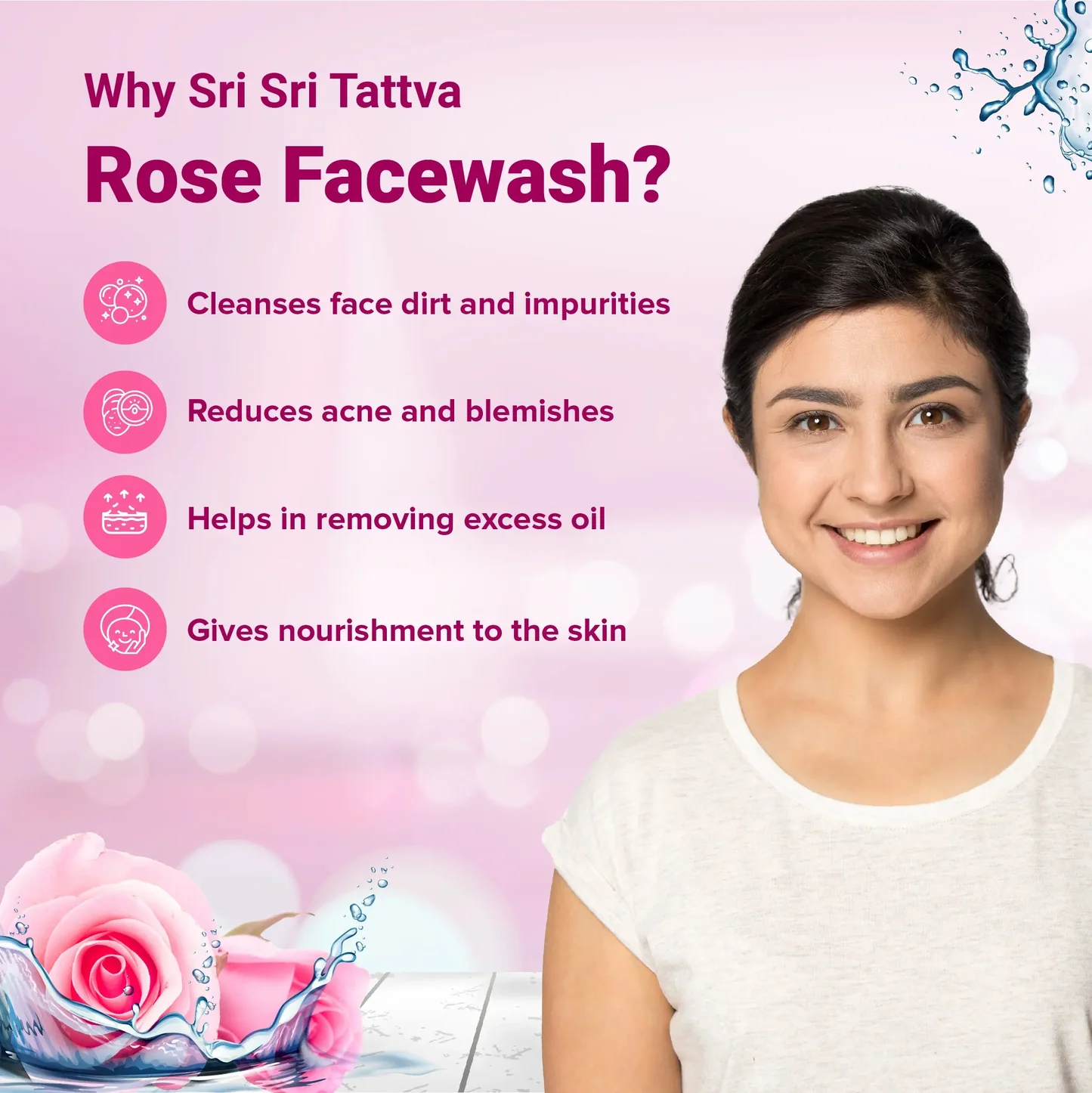 Rose Face Wash