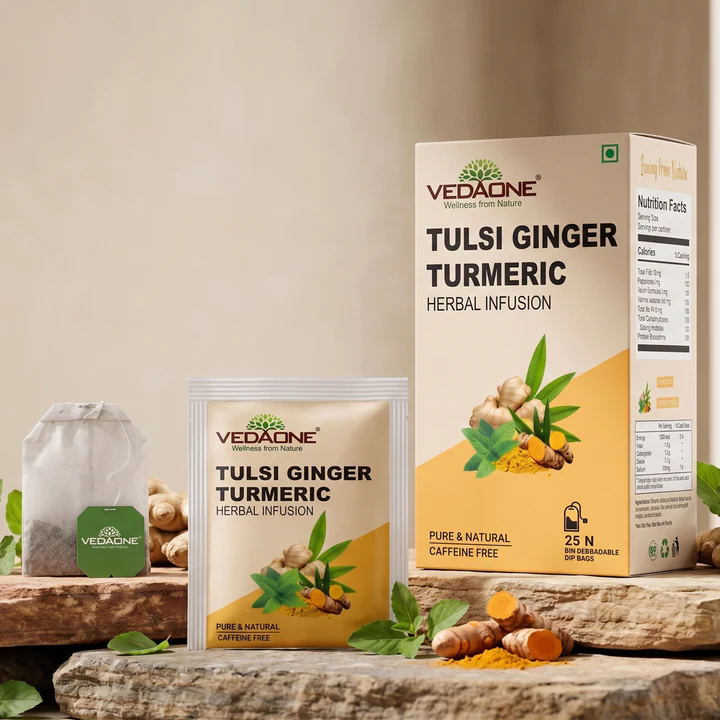 Tulsi Ginger Turmeric Tea