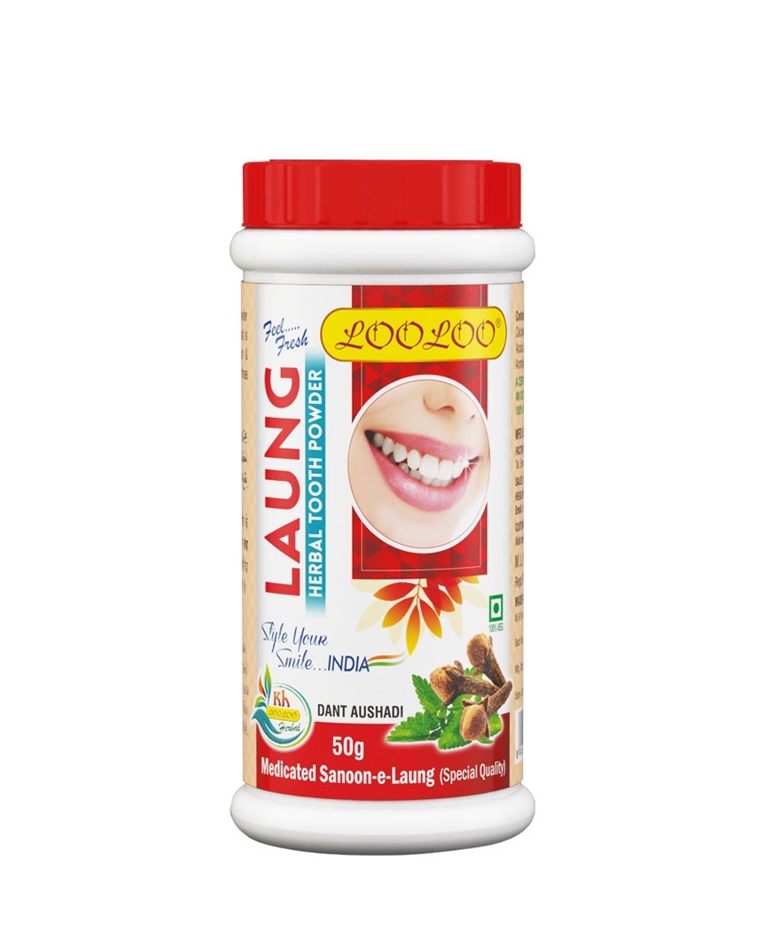 LooLoo Herbal Tooth Powder (50 GM)