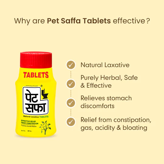 Pet Saffa Natural Laxative Tablet