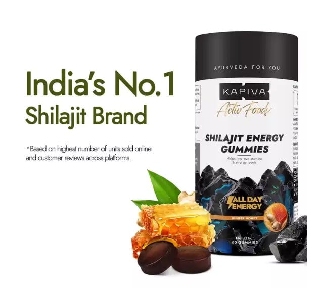 Kapiva Shilajit Energy Gummies